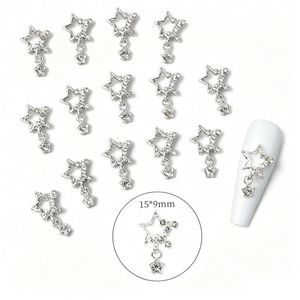 สติ๊กเกอร์ตกแต่งเล็บลายกลีบดอกไม้สีทองเมทัลลิกแบบ 3 มิติ สำหรับตกแต่งเล็บด้วยตัวเอง - Product Image 5