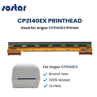Kepala Printer Thermal CP2140EX Baru untuk Printer Label Argox CP2140EX Printhead Suku Cadang Printer Grosir 13 PIN Kepala Cetak