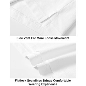 <b>Men's</b> Collarless <b>Henley</b> Golf <b>Shirt</b> Short Sleeve Dry Fit Athletic Lightweight Performance Casual Blade Polo T-<b>Shirt</b> - Product Image 6