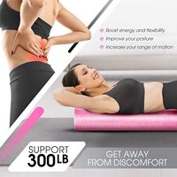 Rodillo de Espuma EVA de Densidad Suave Personalizado de Fábrica CZFIT, Portátil para Fisioterapia, Pilates y Ejercicios de Yoga, Alivio Muscular