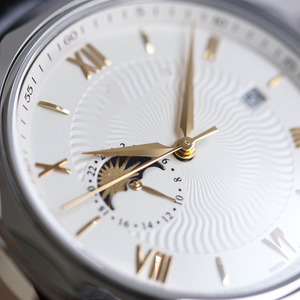 Reloj Mecánico Automático de Fase Lunar de Lujo de Alta Calidad, Personalizado OEM, Venta al Por Mayor, Colección Unisex de Negocios con Hora Mundial - Product Image 3