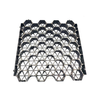 Vente en gros de grilles de gazon paysager en nid d'abeille de 500 mm * 500 mm vert/vert foncé/noir pour jardin pour l'Australie