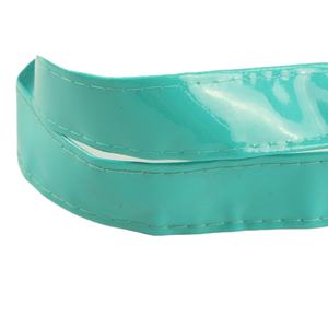 Nero lucido Vinile PVC tote Bags - Product Image 2