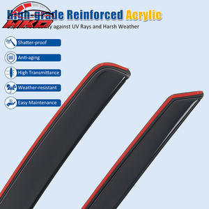 Déflecteurs de vitres latérales encastrés pour Ford E-Series Van 07-14, protection contre la pluie - Product Image 4