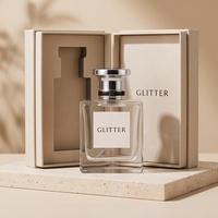 Capuchon de parfum personnalisé en zamac lourd, forme en T, avec logo en relief et coffret cadeau assorti avec flacon en verre