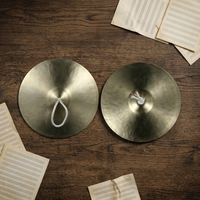 ToyEducation Instrument de percussion professionnel Istanbul Turc Tibétain B20 Meilleure vente Cymbales éducatives Diamètre 25cm Métal