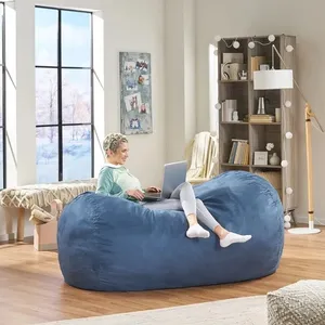  Giant Bean Bag for Adults, 7Ft 6Ft 5Ft Bean Bag Chair