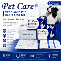 Kit de test rapide de typage sanguin canin pour animaux de compagnie, prix de gros, modèle ALICE01, durée de conservation de 3 ans, certifié CE Classe II