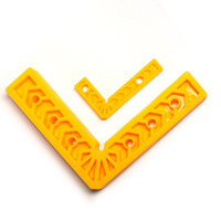 Règle de positionnement à angle droit Yunbei pour le travail du bois, 3 pouces/6 pouces, outil de marquage et de fixation triangulaire en plastique en forme de L