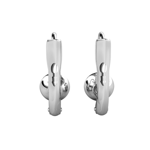 Charm Trending Women Tiny con cristales <span class=keywords><strong>Swarovski</strong></span> Pendientes de aro de diamantes Bisel colgante Diamante Mini Huggie Stud Pendientes Regalo - Product Image 6