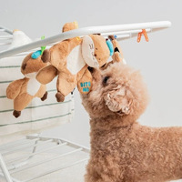 Jouet pour chien en peluche Otter de mer, sonore et grinçant, avec son BB, interactif, pour tirer et lancer, anti-ennui, amusant, dessin animé