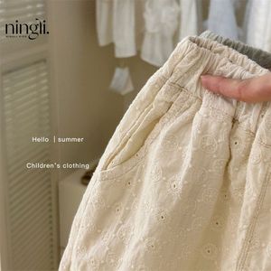 Traje para niños Verano Niñas Algodón Lino Sin mangas Estampado de flores Top Pantalones de pierna <span class=keywords><strong>ancha</strong></span> Conjunto de 2 piezas <span class=keywords><strong>Ropa</strong></span> de bebé dulce - Product Image 6