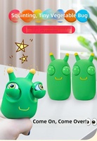 Jouet Squishy en Plastique Effet Œil Éblouissant 2026 Nouveau Ver de Légume à Presser pour Soulagement du Stress, Jouet Sensoriel Anti-Stress pour Enfants et Adultes Personnalisable