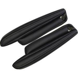 Fundas para Reposabrazos de Land Rover Freelander 2, Cuero de Microfibra Auténtica, Negro, Mejora del Asiento, 2007-2015 - Product Image 1