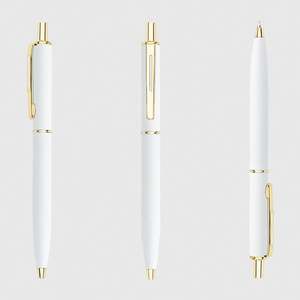 Stylo bille promotionnel en métal mat à action clic, avec pointe à bille uniforme et logo, idéal pour hôtels, hôpitaux et entreprises - Product Image 4