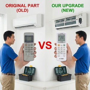 Telecomando Universale Digitale YOD KT-9018E in Plastica, Alimentato a Batteria, Ecologico, Durevole, Parti per Condizionatori con Garanzia di 3 Anni - Product Image 3