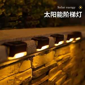 Lampe solaire pour escalier, extérieure, étanche, LED, lumière de jardin nocturne avec capteur pour les marches de cour - Product Image 2
