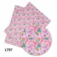 Sac en Faux tissu doux imprimé professionnel, 136 cm x 30 cm, personnalisé, doux, rose, motif de feuilles, pour sac, printemps