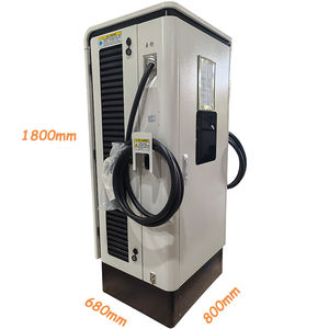 Gbt DC Fast EV สถานีชาร์จ2ปืน120/160kW IP54กลางแจ้ง7นิ้วสมาร์ทหน้าจอติดตั้งบนพื้น - Product Image 5