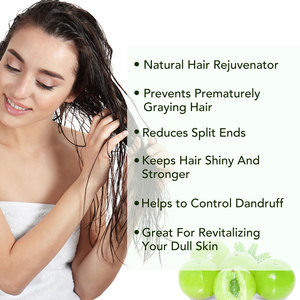 Aceite de Amla Orgánico Vegano de 60 ml para Reparación del Cabello Seco y Dañado, Aceite de Amla Puro de la India para el Crecimiento del Cabello, Venta al por Mayor - Product Image 5