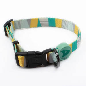 ปลอกคอสุนัขแมวพิมพ์ลายซับลิเมชันตามสั่งผ้าโพลีเอสเตอร์ไม่เป็นลายสำหรับตกแต่งขนนกดีไซน์ใหม่คุณภาพดีที่สุด - Product Image 3