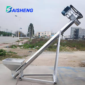 Toz/tahıl çimento vidalı konveyör <span class=keywords><strong>Spiral</strong></span> asansör konveyör üreticisi için elektrikli mobil vidalı konveyör - Product Image 3