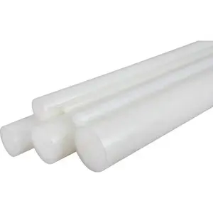 Varilla de plástico resistente a químicos, barra extrusora fluoroplástica PFA