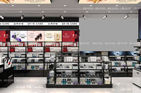 BKC023-B Kiosque de présentation de produits de maquillage de haute qualité, aménagement de boutique de cosmétiques, kiosque de cosmétiques à vendre