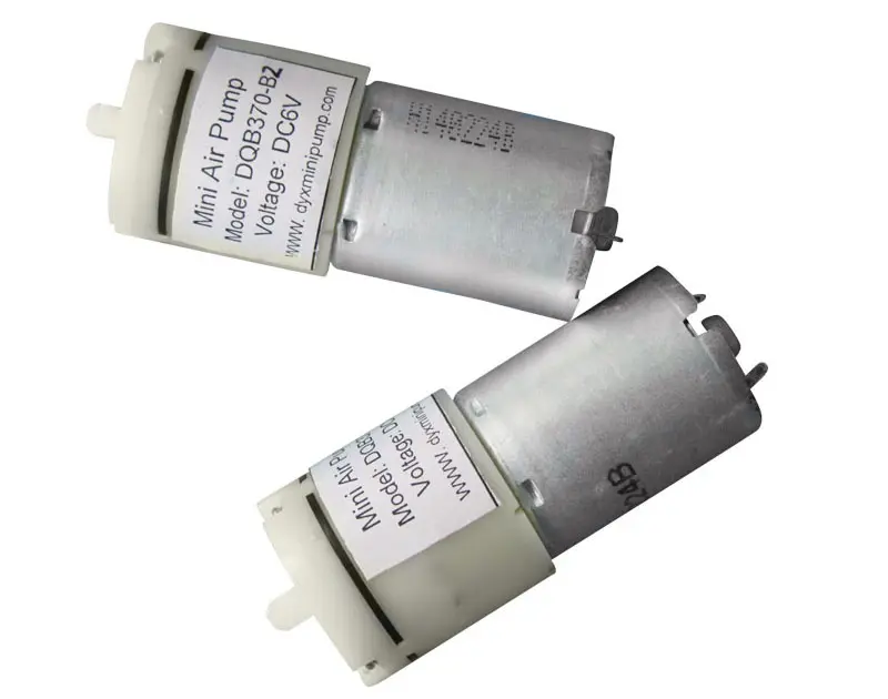 DQB370-B2-1 modeli 4.5 V,6 V, 12 V hava vakum pompası mini diyafram pompası sandalye kompresörü masaj DC motor hava pompası