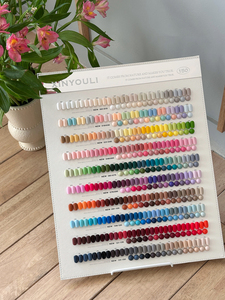 Ensemble de vernis à ongles adhésifs 150 couleurs unies, haute saturation, auto-nivelant, spécial salon de manucure, nouveau produit 2026 - Product Image 5