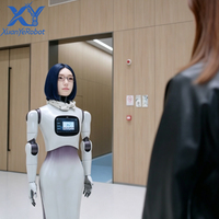 Robot humanoïde commercial, navigation autonome et évitement d'obstacles, robot de service avec recharge automatique