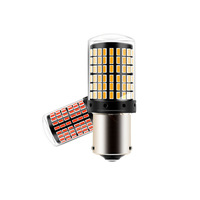Nouveau 12V/24V LED DRL frein et feu de recul T20/WY21W avec 144 perles de lampe clignote voiture 1156/P21W 7440 accessoire
