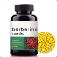 Capsules de berbérine OEM, cannelle de Ceylan, chlorhydrate de berbérine, suppléments pour le métabolisme des adolescents, adaptés aux antioxydants et à l'énergie