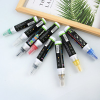 Ensemble de marqueurs de peinture acrylique à base d'eau non toxique haute visibilité de 15mm pour l'art et la créativité