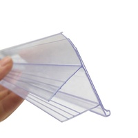 Étagère transparente en plastique pour supermarché Étagère en PVC Prix Talker Data Strips Étagère en bois Prix Porte-étiquette