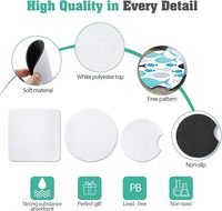 Sous-verres en néoprène personnalisés en gros avec logo, antidérapants, réutilisables, ronds, carrés, en forme de cœur, pour voiture, tasse, café, bière, cadeaux promotionnels