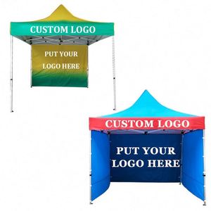 Carpa Comercial Personalizada para Ferias Comerciales de 10x10 pies y 10x20 pies, Carpa con Toldo Personalizado de 10x10, Diseño Personalizado Gratuito - Product Image 1