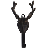 Porte-manteau mural robuste en fonte noire, motif animal, personnalisé, écologique, vintage, flexible, vente en gros à prix abordable