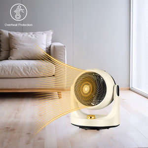 Calentador eléctrico pequeño de <span class=keywords><strong>bajo</strong></span> <span class=keywords><strong>consumo</strong></span> giratorio automático gran angular 1800W protección contra sobrecalentamiento calentador de ventilador independiente - Product Image 3