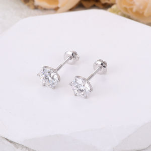 IGI Certified 1-4 Ct <b>Diamond</b> <b>Earrings</b> 14Kt Gold Lab Grown <b>Diamond</b> <b>Earrings</b> Gold <b>Diamond</b> <b>Earrings</b> 6 Prong Studs Fine Jewelry - Product Image 4