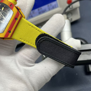 Reloj de Lujo de Alta Gama Estilo RM, Esqueleto, Esfera con Degradado Rojo y Amarillo, Mecánico Automático, Deportivo - Product Image 5