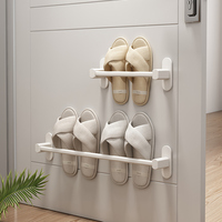 Porte-serviettes simple et pratique, longueur personnalisée, sans perçage, en aluminium, multi-usages, barre à serviettes