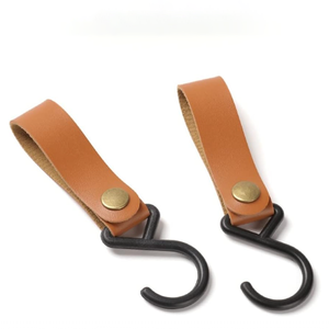 Xách tay PU da cắm trại Móc bền cắm trại móc treo móc ngoài trời treo dây đai - Product Image 1