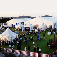 Carpas Comerciales para Fiestas, Resistentes, para Interiores y Exteriores, Impermeables, Ignífugas, con Protección UV, Económicas