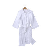 Peignoir en tissu éponge brodé personnalisable, grande taille, qualité supérieure, peignoir de spa