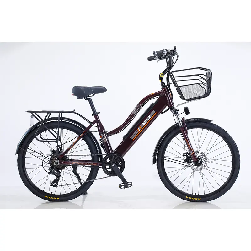 MIAI Women's 26inch 7speed 36v 350w 10ah battery aluminium alloy frame woman electric bike electro bike bicycle
