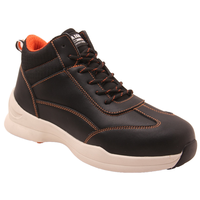 Chaussures de Sécurité d'Extérieur Personnalisables en Cuir de Vachette Antistatiques, Embout en Acier, Doublure en Maille Respirante, Anti-Choc pour Travail en Usine