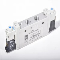 Vanne solénoïde industrielle en plastique FES-TO VUVG-L10-M52-RT-M5, 3/2 voies, ports M5, moteur DC, pneumatique compact
