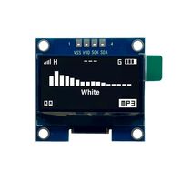 Layar LCD 1.3 Inci 128X64 Layar OLED Putih SSD1306 SH1106 IIC I2C Modul Tampilan PMOLED untuk Arduino Raspberry Pi
