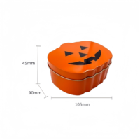 Boîte en fer blanc personnalisable pour Halloween, qualité alimentaire, recyclable, pour bonbons et chocolats, vente en gros, commande en gros disponible